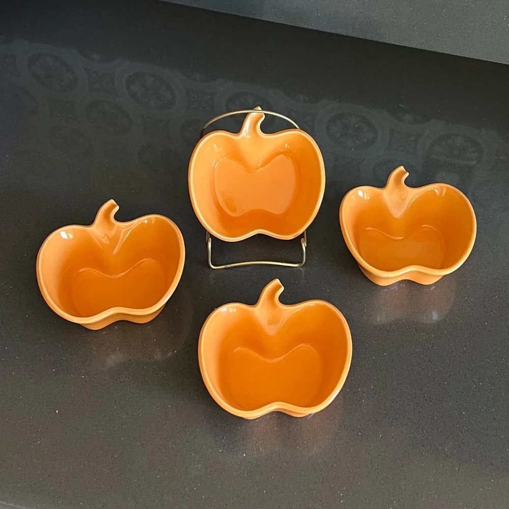 Chantal Pumpkin Dish Set of 4